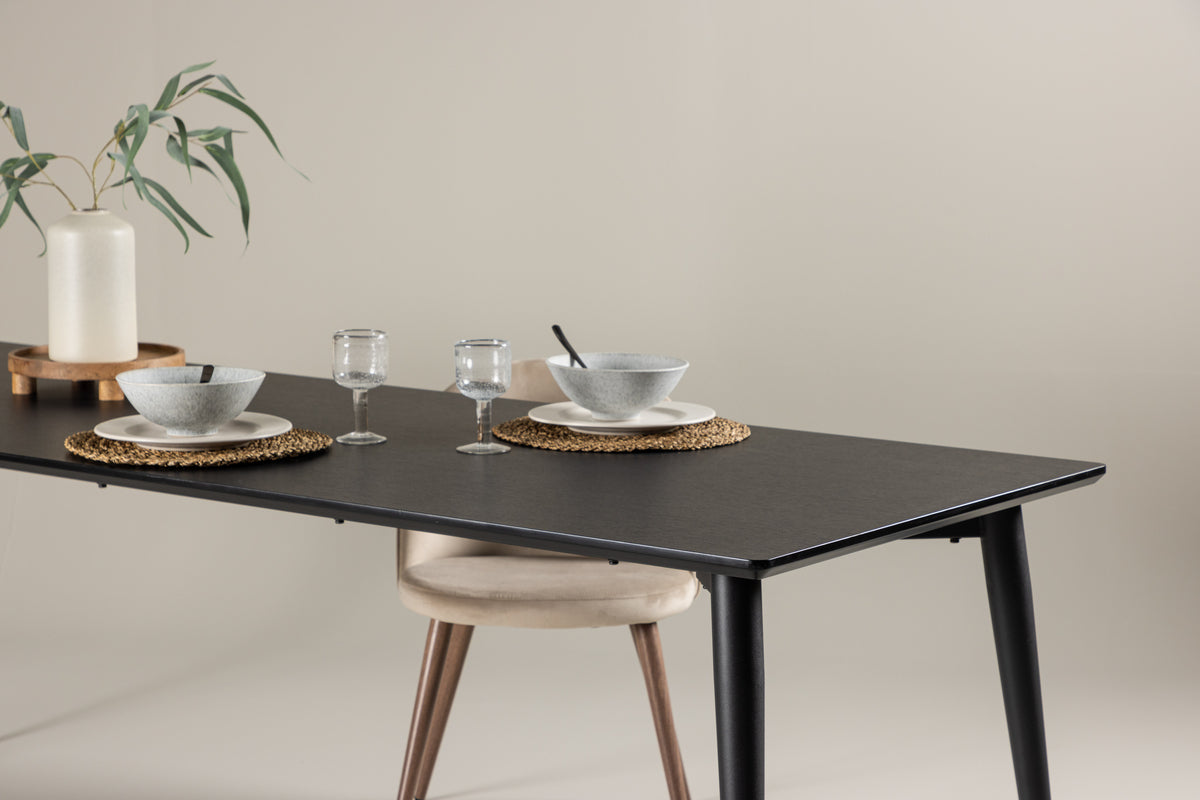 Ellis Rectangular Dining Table 230 x 85 Black