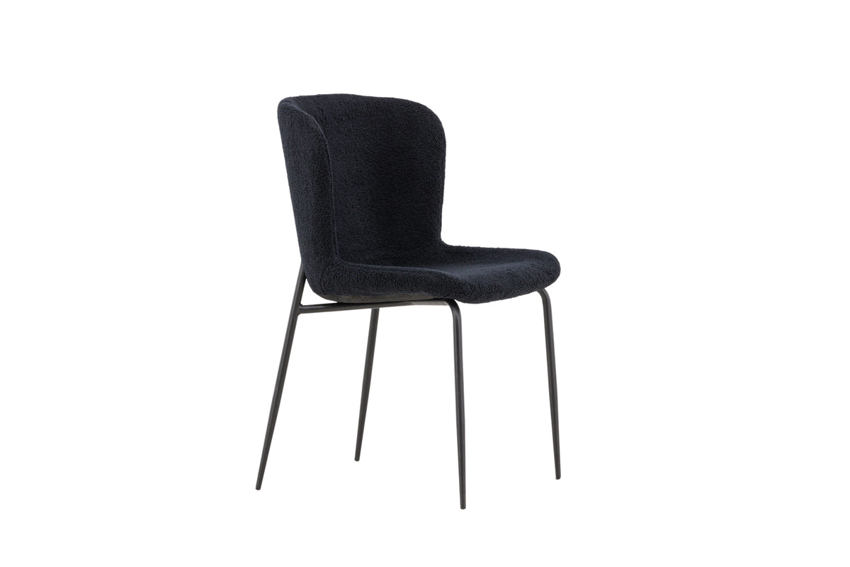 Modesto Dining Chair 2-pack Black