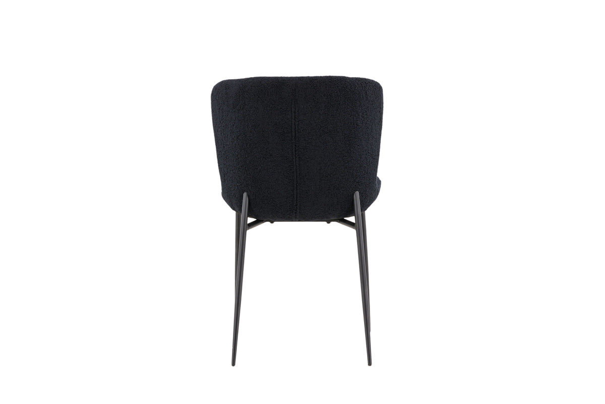 Modesto Dining Chair 2-pack Black