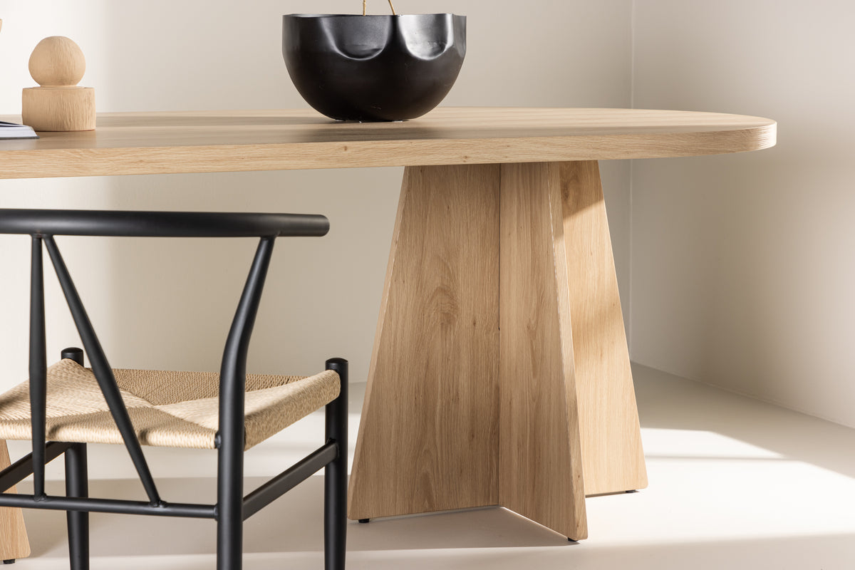 Bootcut Oval Dining Table 230 x 115 Nature