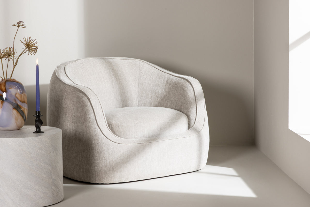 Elio Armchair Light Grey