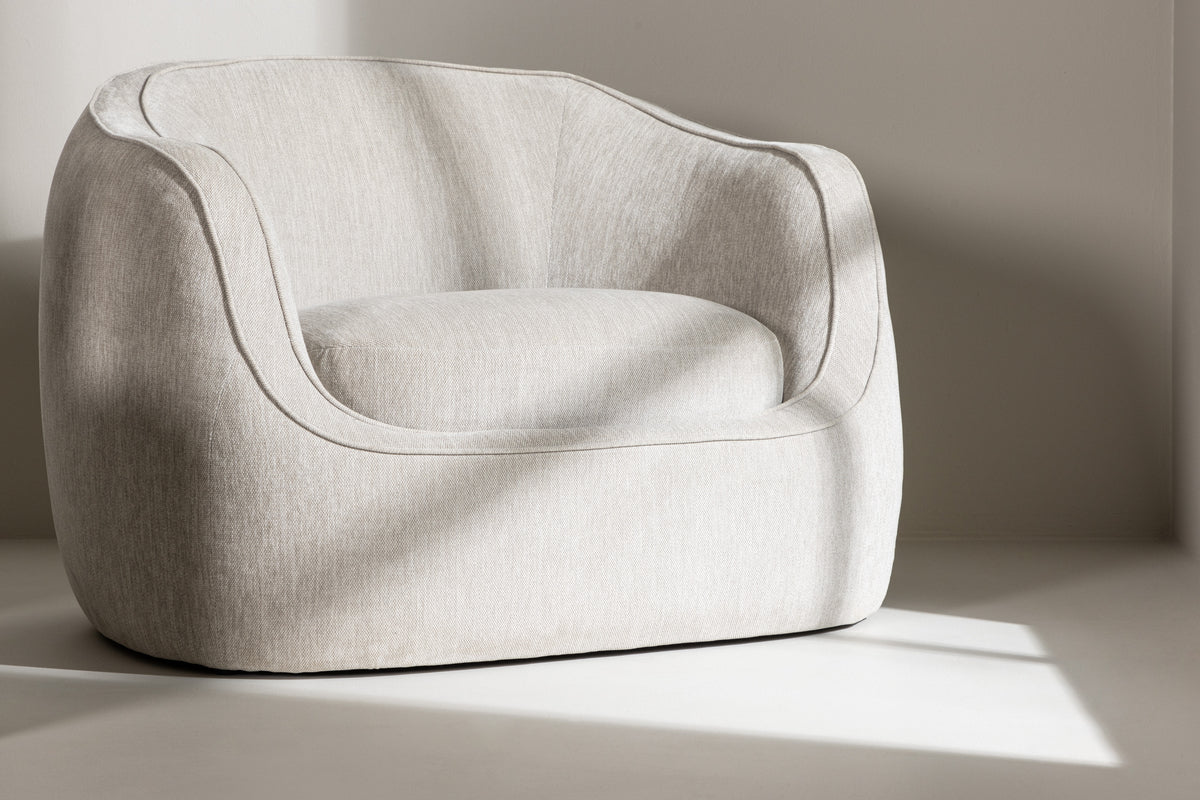Elio Armchair Light Grey