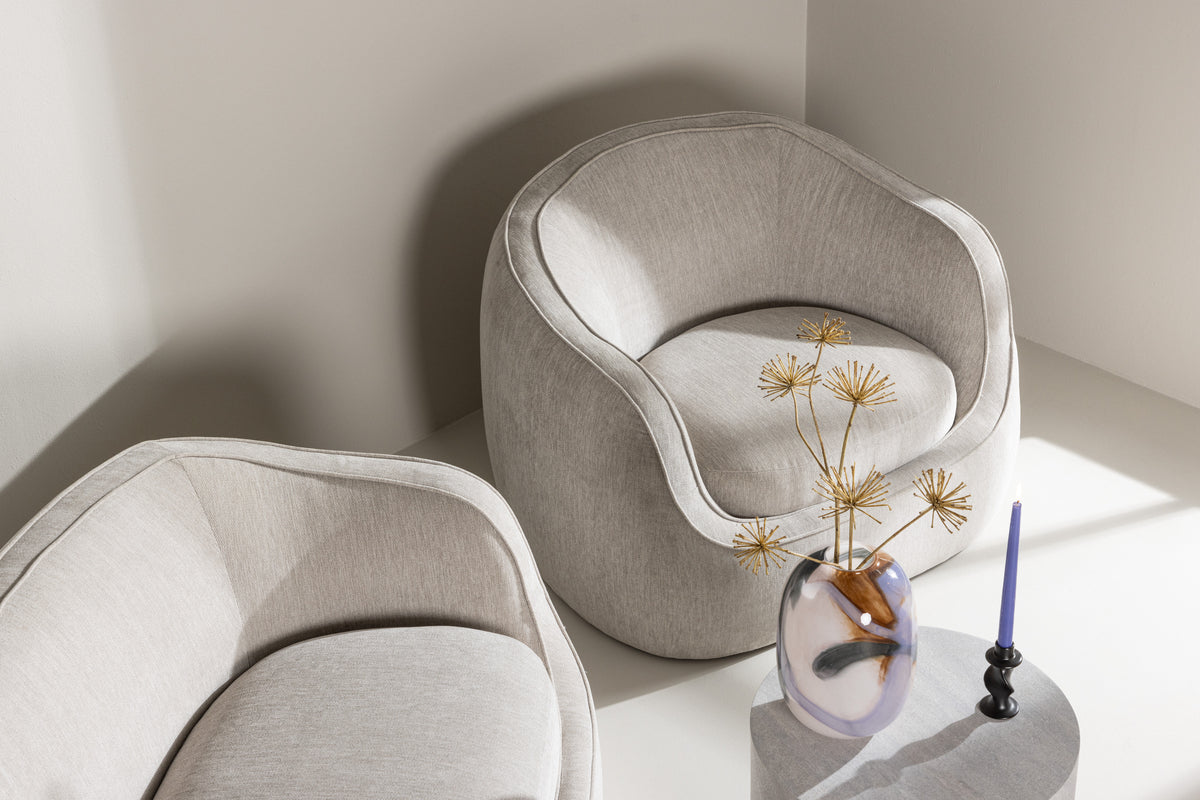 Elio Armchair Light Grey