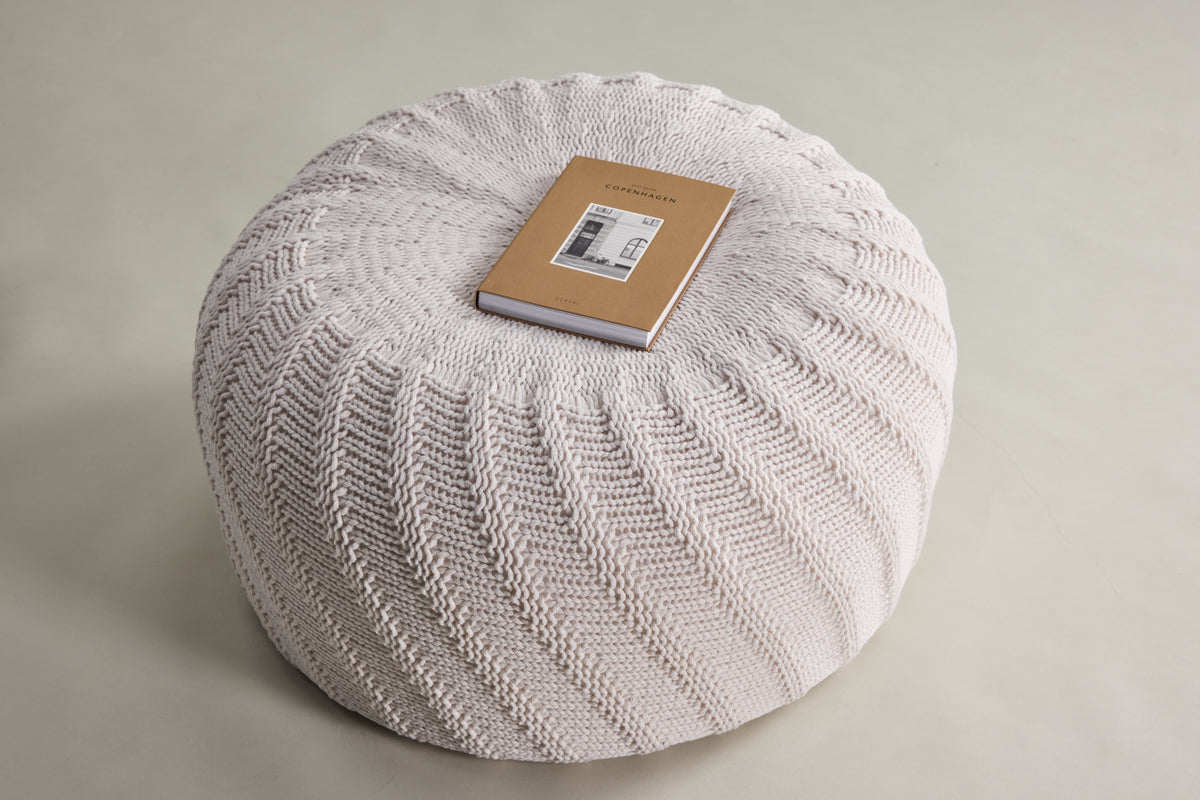 Ted Pouf ø60 ⌀60 Offwhite