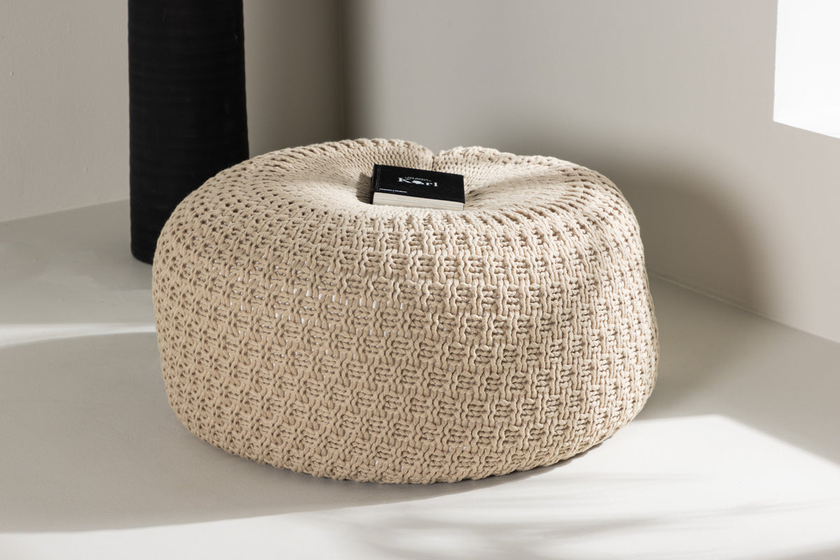 Sam Pouf ø60 ⌀60 Beige