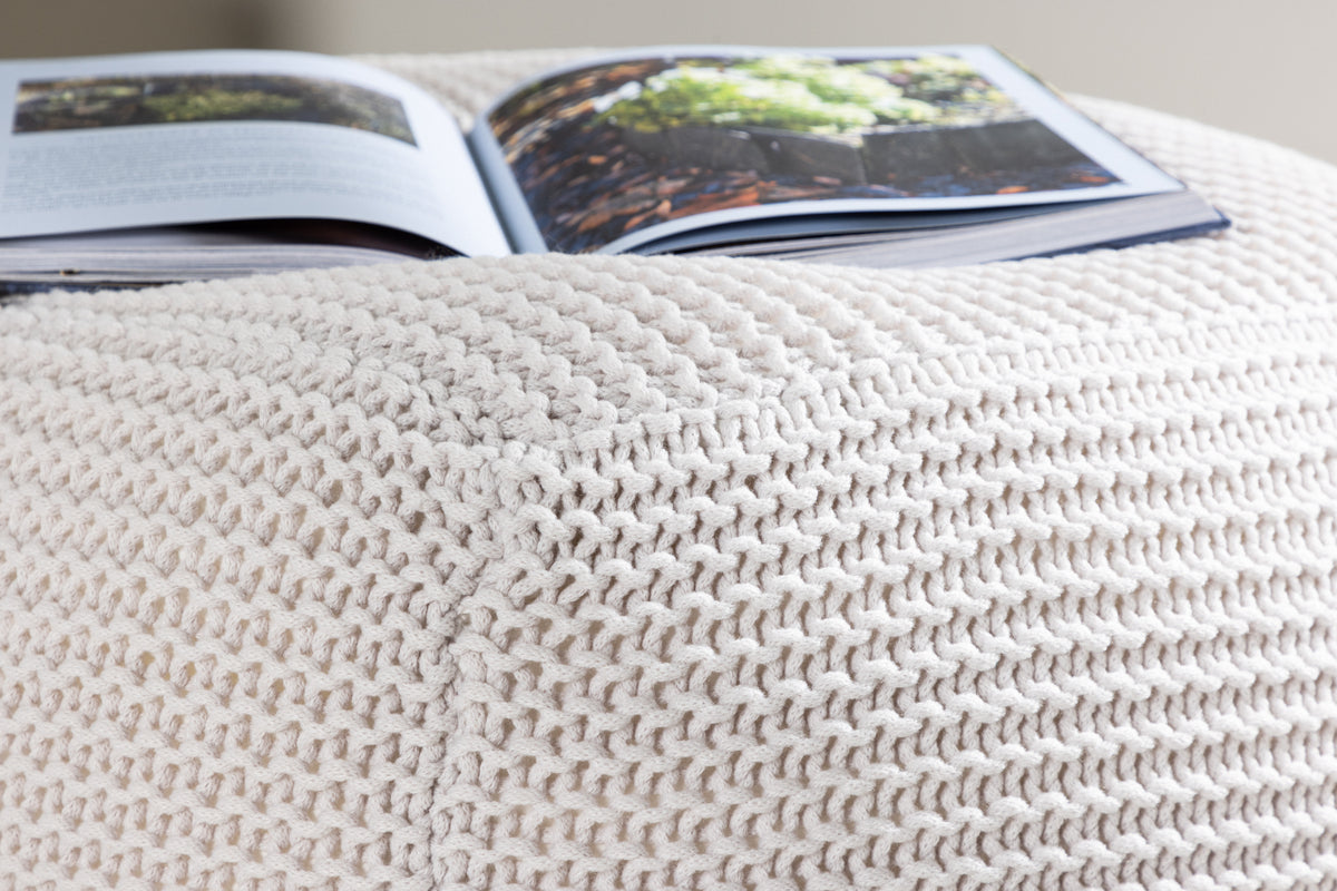 Luca Pouf 60 x 40 x 60 Cream