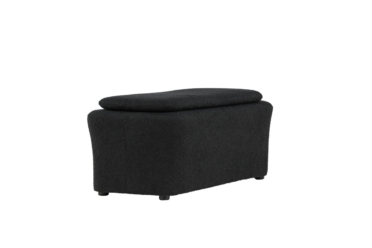 Laurel Ottoman 50 x 45 x 110 Black