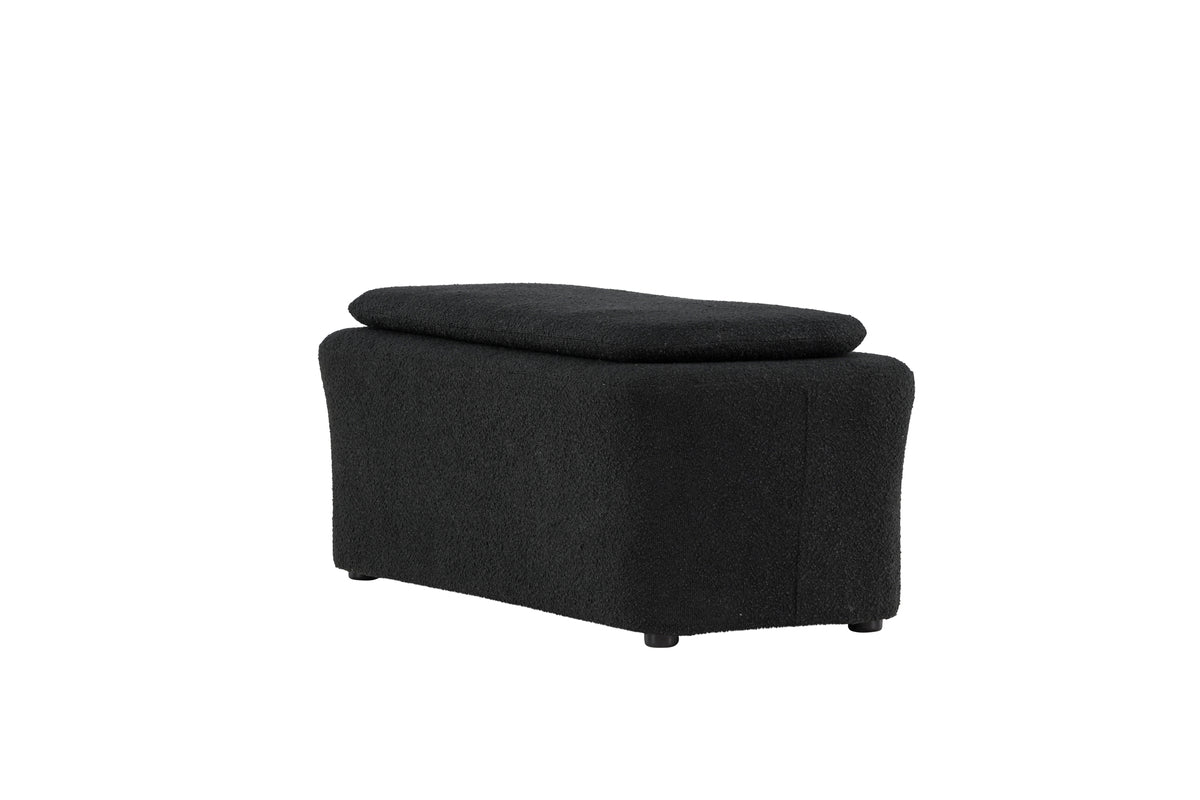 Laurel Ottoman 50 x 45 x 110 Black