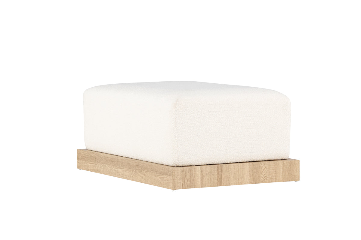 Ivy Ottoman 70 x 45 x 100 White