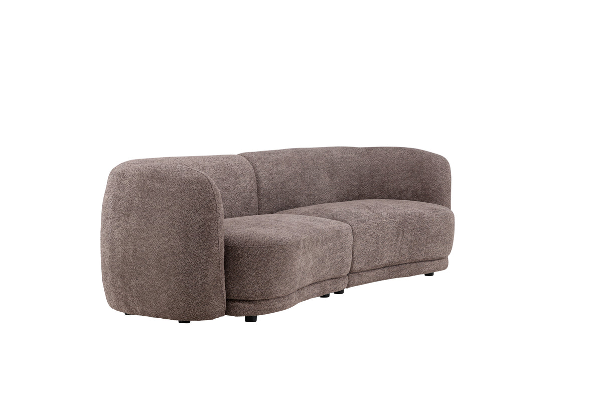 3-sits soffor Brun