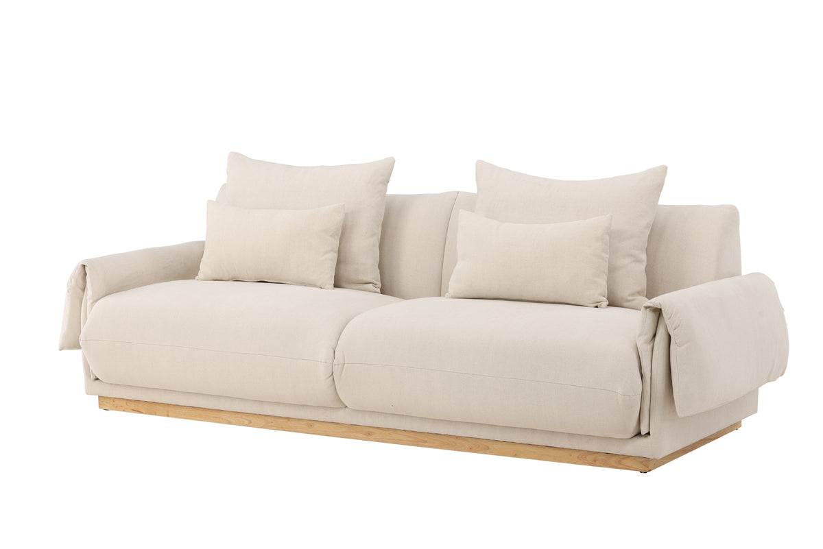 3-sits soffor Beige