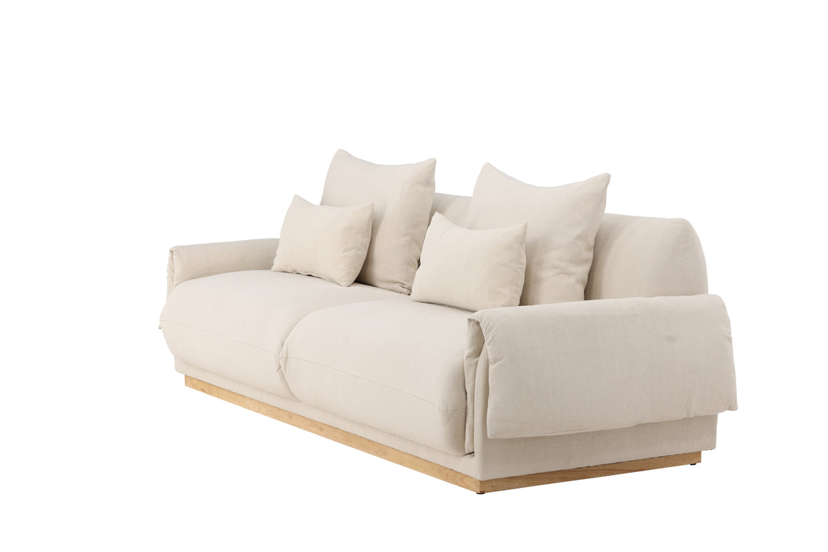 3-sits soffor Beige