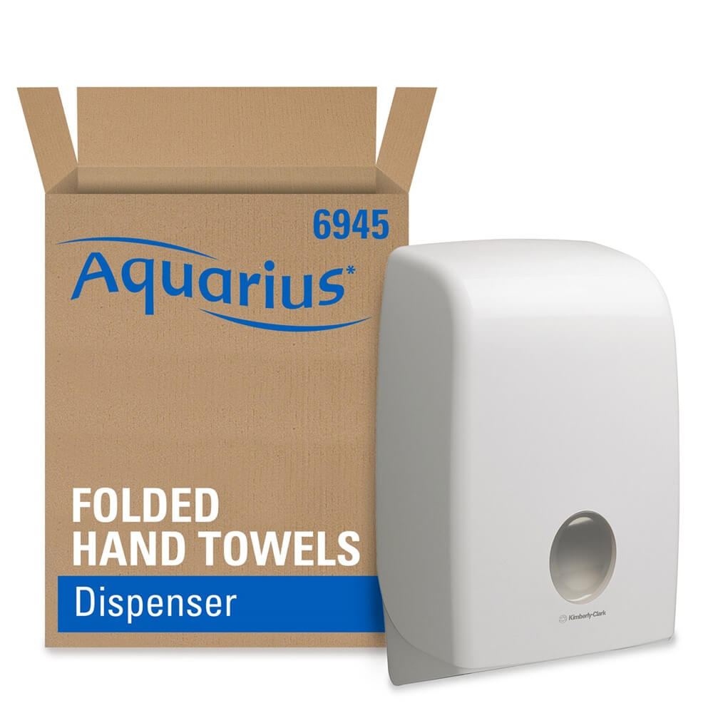Aquarius dispenser för vikta handdukar