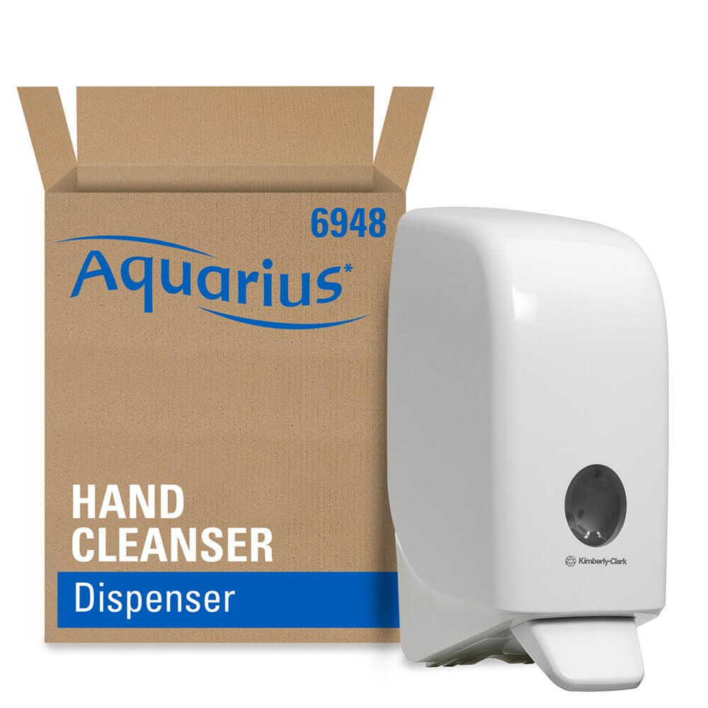 Aquarius dispenser for hand soap and hand sanitizer - 1L