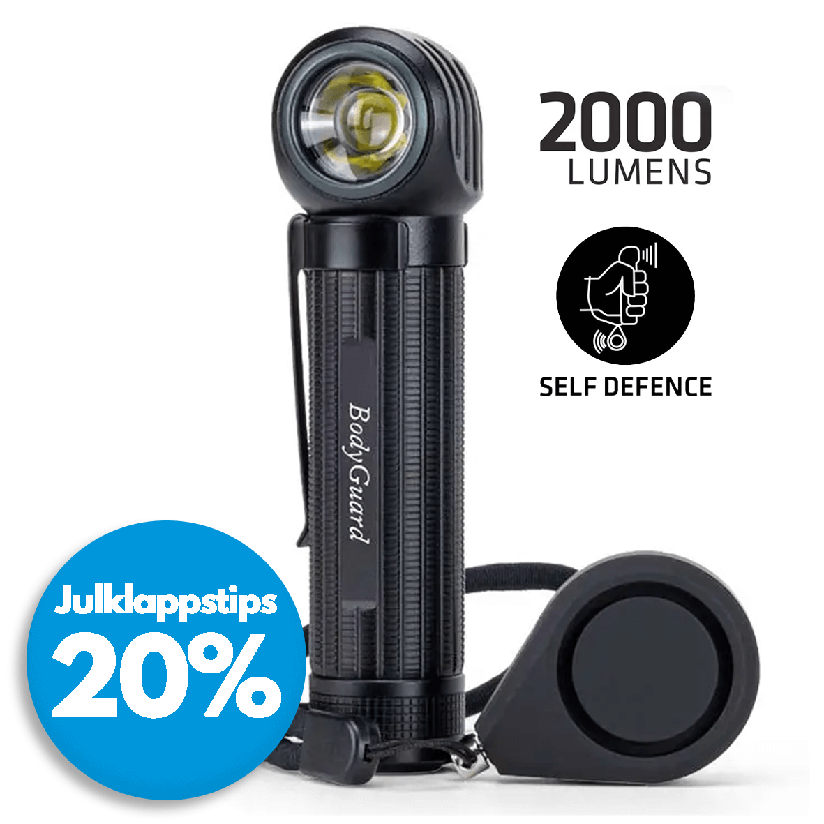 M6xr BodyGuard - Självförsvar Ficklampa