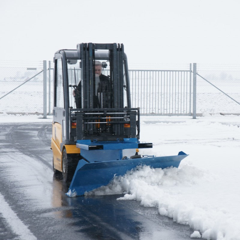 Snöplog för gaffeltruck 1500 mm med fjädermekanism och gaffellås