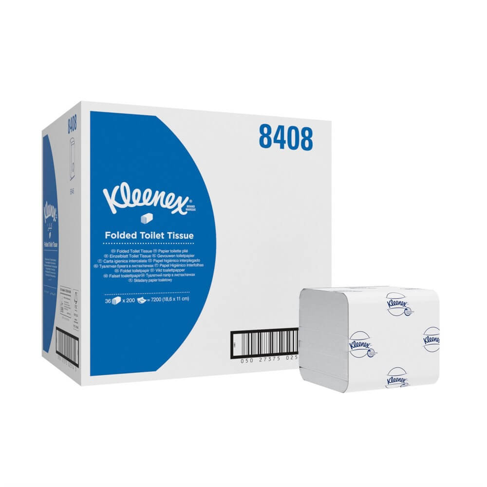 Sheet soft toilet paper Kleenex® Ultra 2 ply