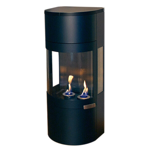 Apartment 2 Black Chimneyless Stove