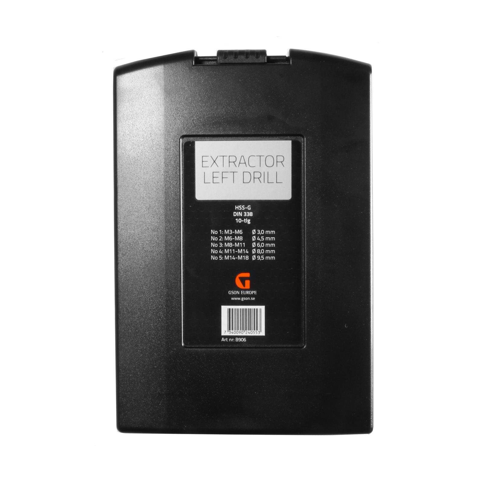 Extractor / Vänsterborrsats – 10-delar