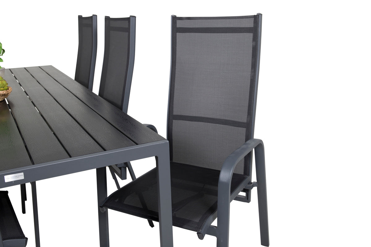 Reclinerstolar 2-pack Svart +