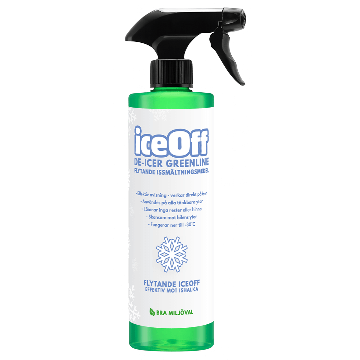 IceOff De-icer Greenline - Flytande issmältning 500ml