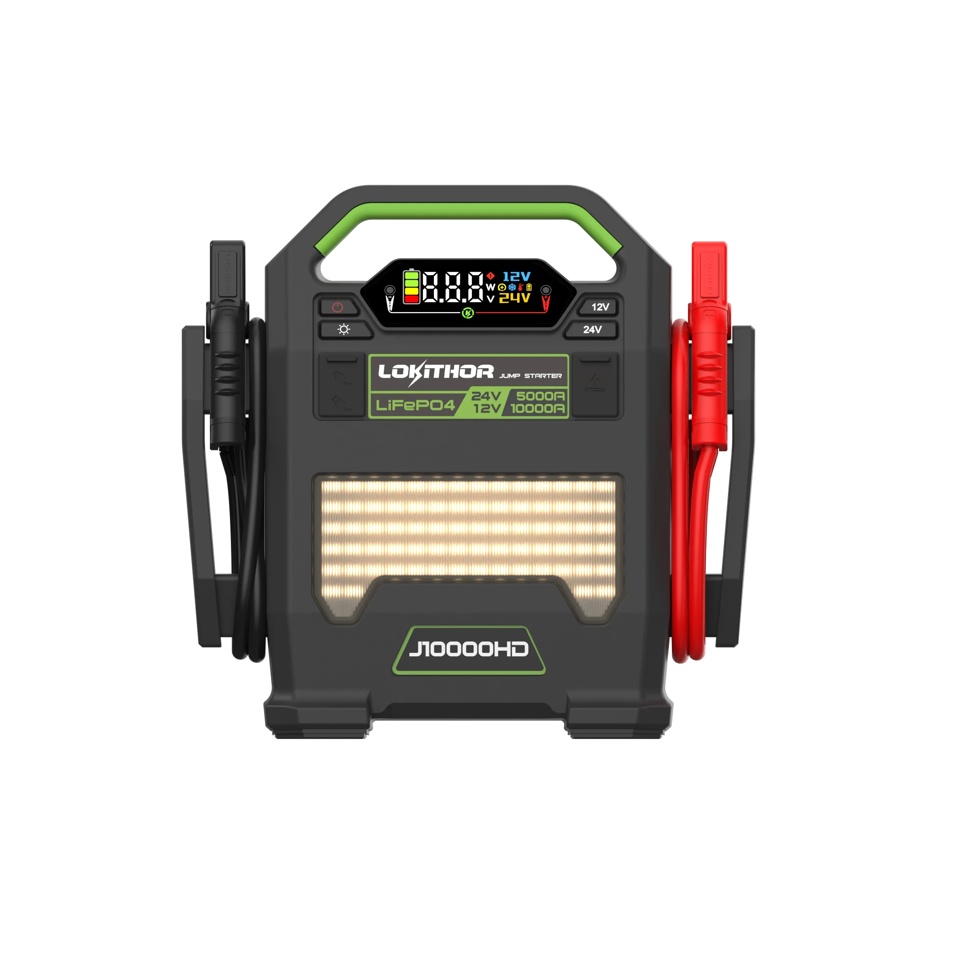 Lokithor J10000HD LiFePO₄ 12V/24V 256Wh 10000A Starthjälp