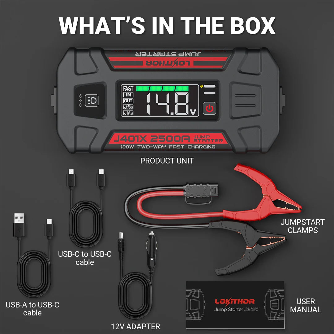 LOKITHOR J401X – Kraftfull starthjälp för extrema vinterförhållanden