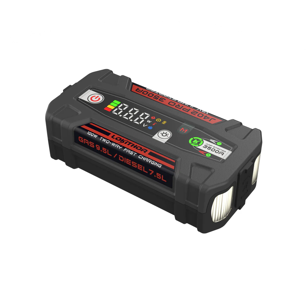 LOKITHOR J402 PRO – Extremt kraftfull starthjälp med 3500A och blixtsnabb laddning