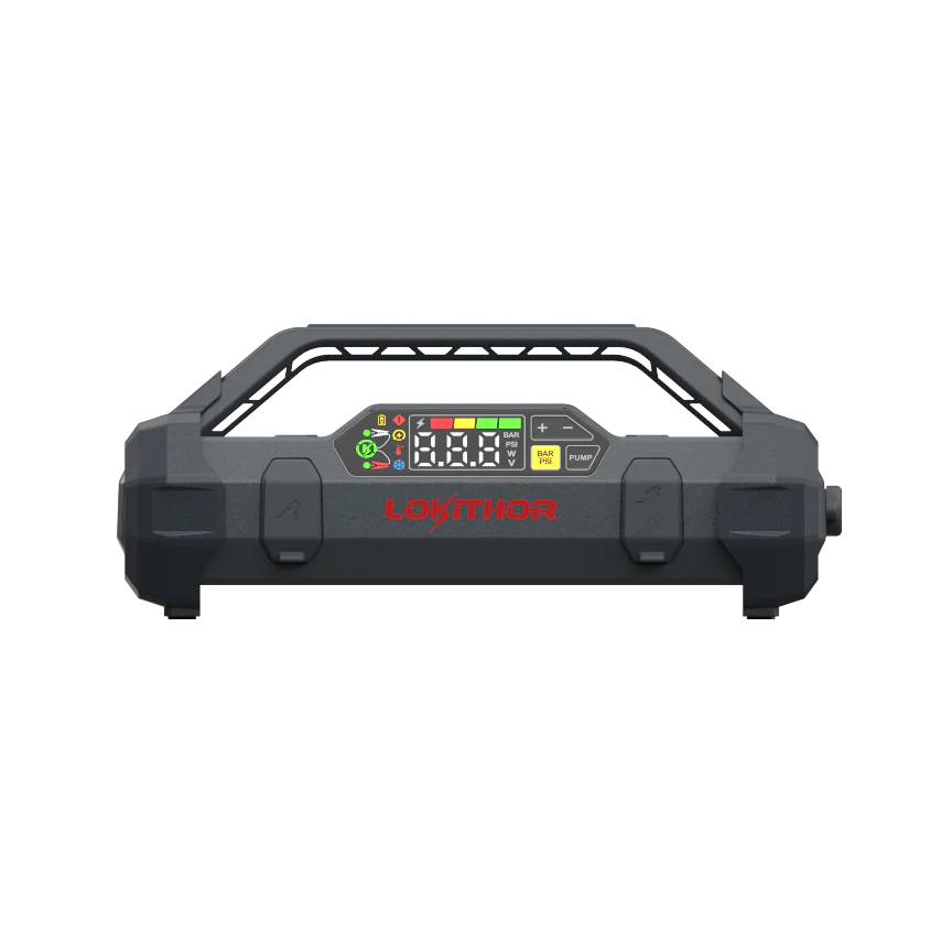 Lokithor JA302 PRO – Starthjälp 3000A med kompressor, powerbank och LED-lampa