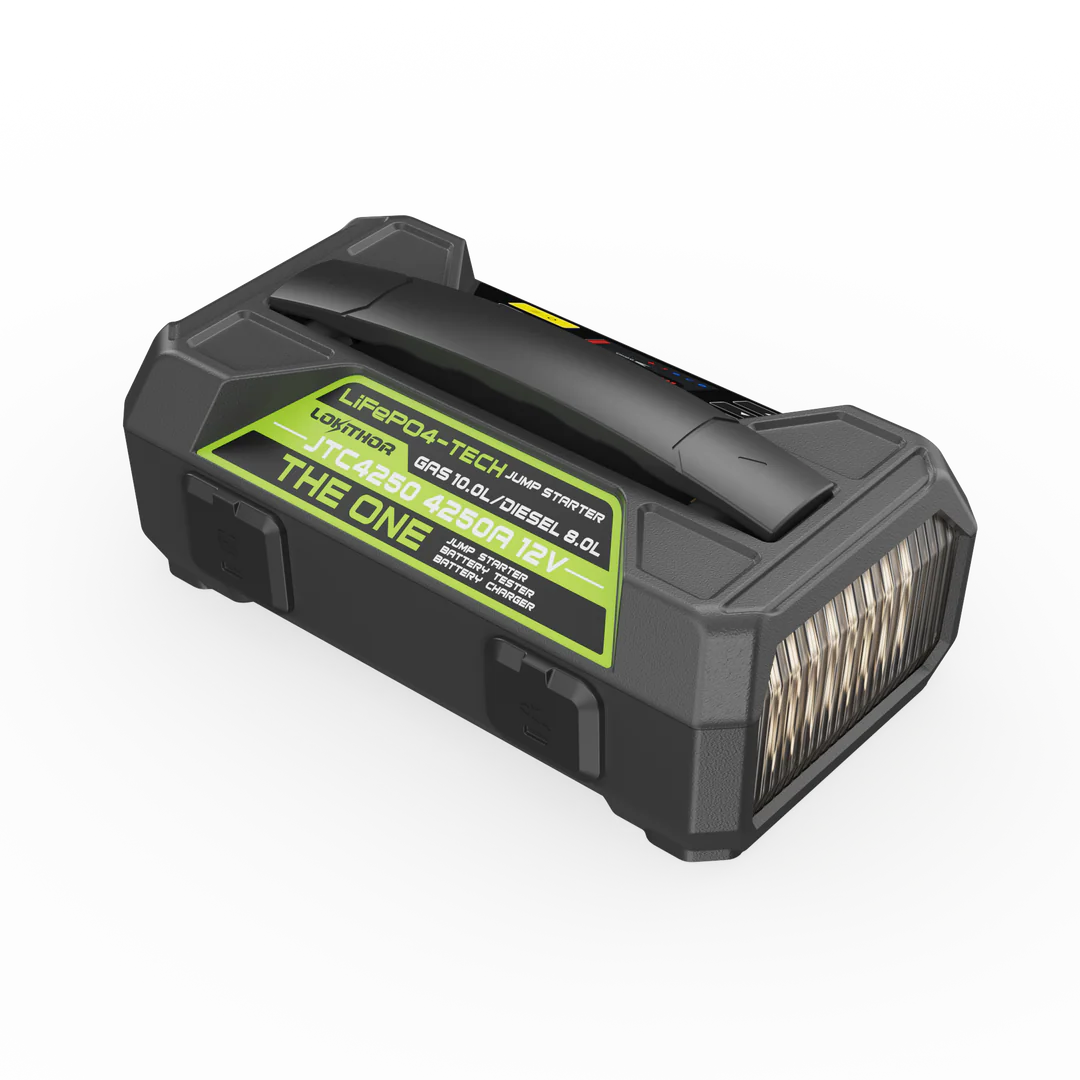 Lokithor JTC4250 – Starthjälp, Batteritestare och Laddare i Ett