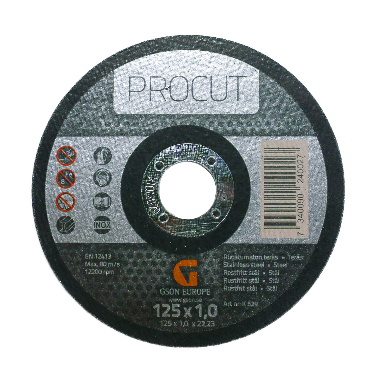 Procut Cutting disc 125x1.0x22.23 mm (50 pcs/pack)