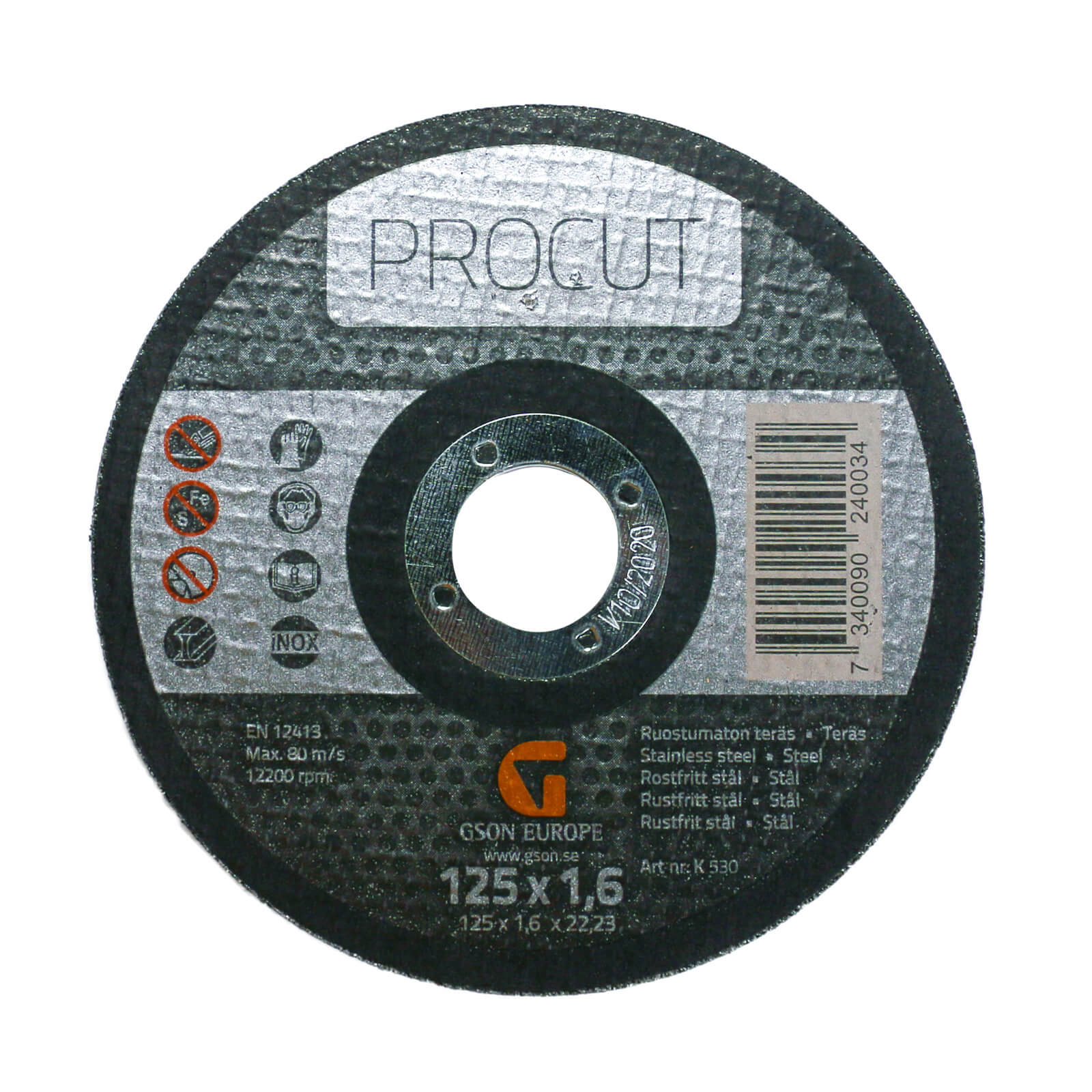 Procut Cutting disc 125x1.6x22.23 mm (50 pcs/pack)