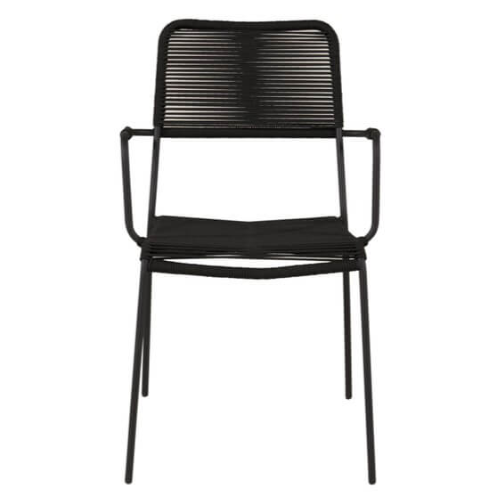 LINDOS Dining Chairs 2-Pack Black