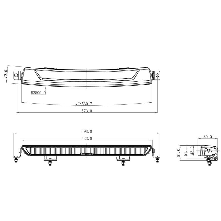 Light ramp OZZ XB1 20" 