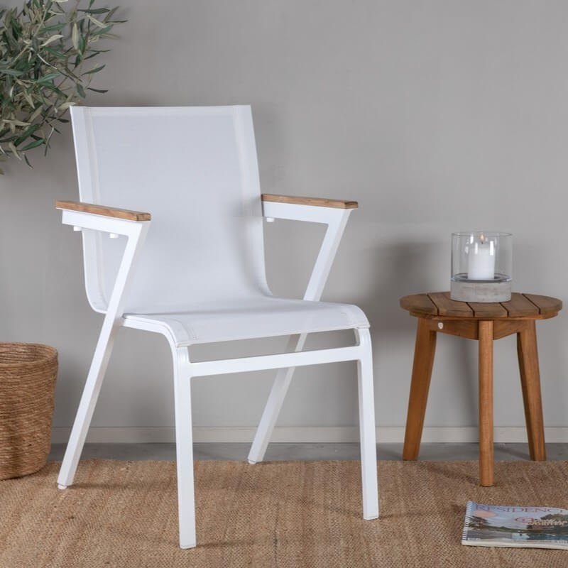 MEXICO Dining Chairs 6-Pack White