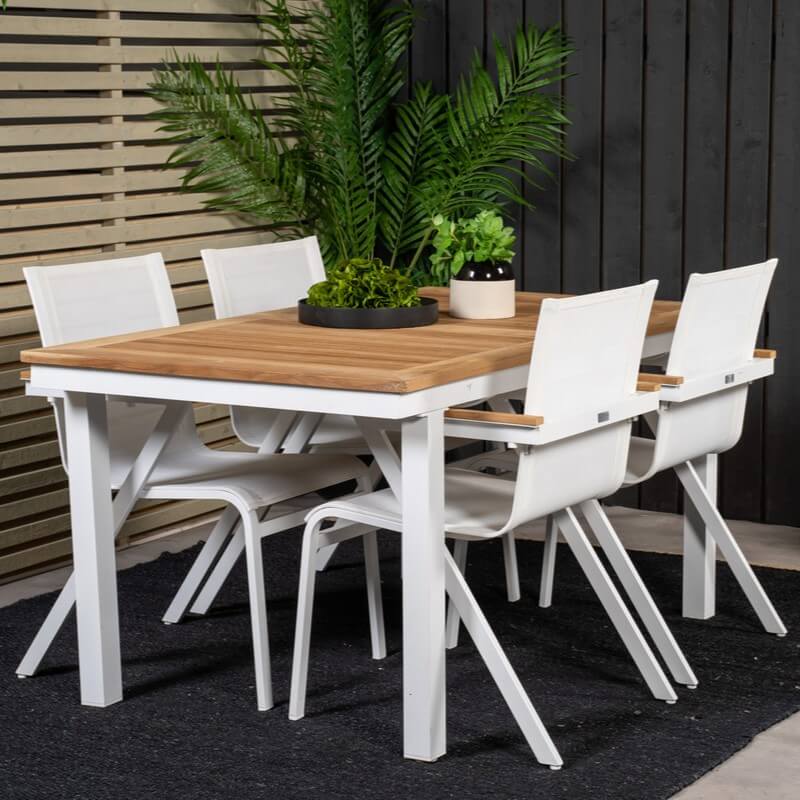 MEXICO Dining Chairs 6-Pack White