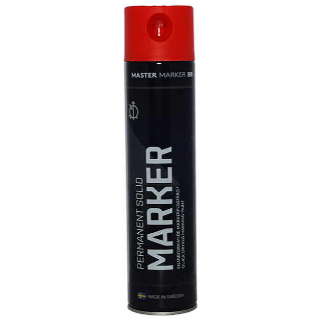 Marker color Permanent Solid Red Economy Pack 6pcs/fp