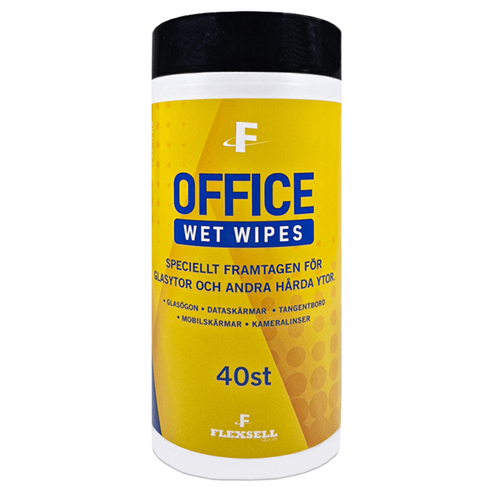 Våtservetter, Office Wet Wipes, 12st/fp