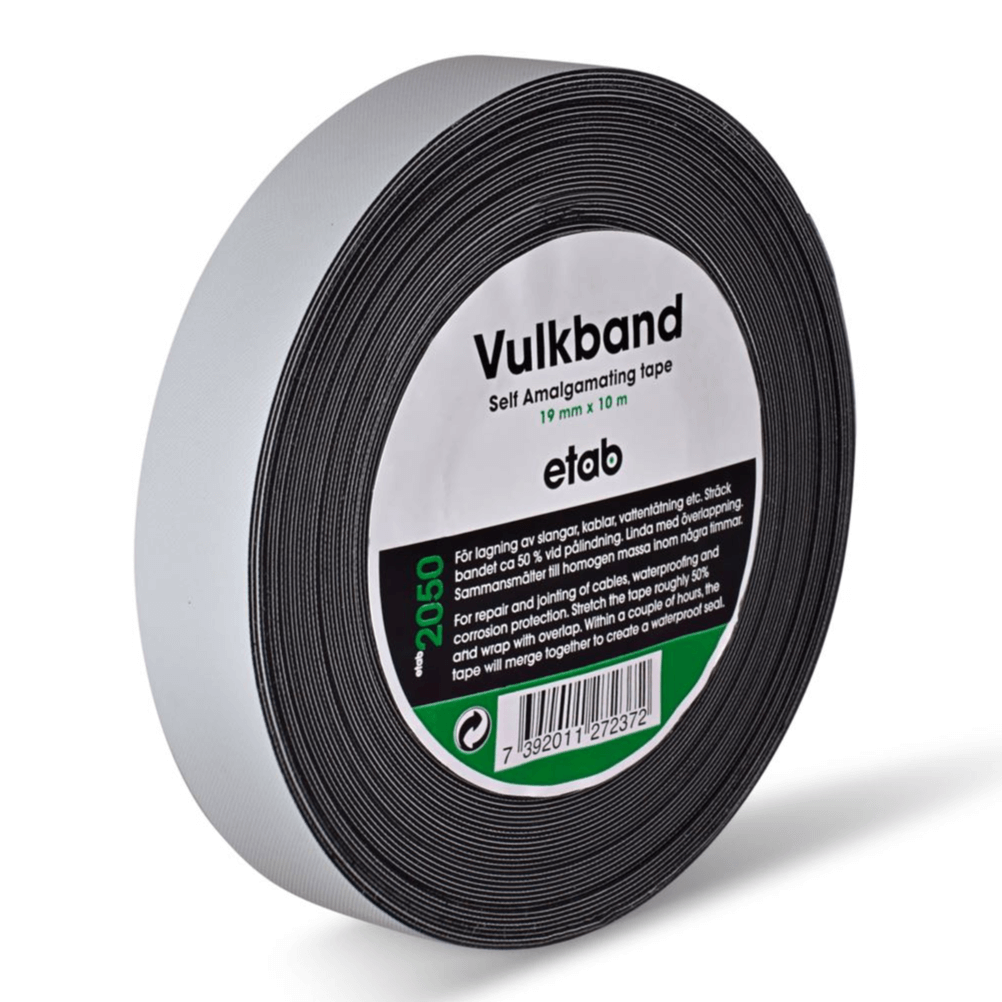 Vulkband 38mm x 10m Svart 32st/fp