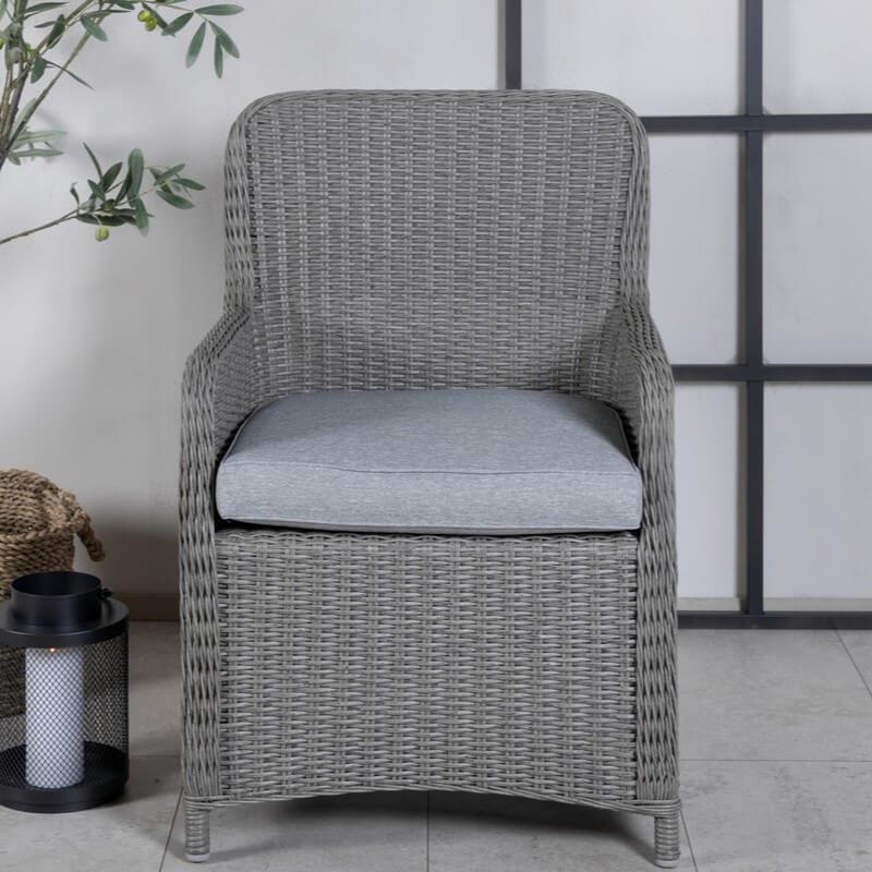 WEMBLEY Dining Chairs 2-Pack Grey