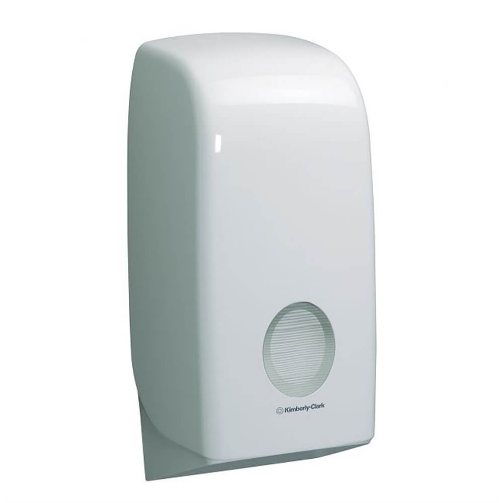 Aquarius dispenser for sheeted toilet paper